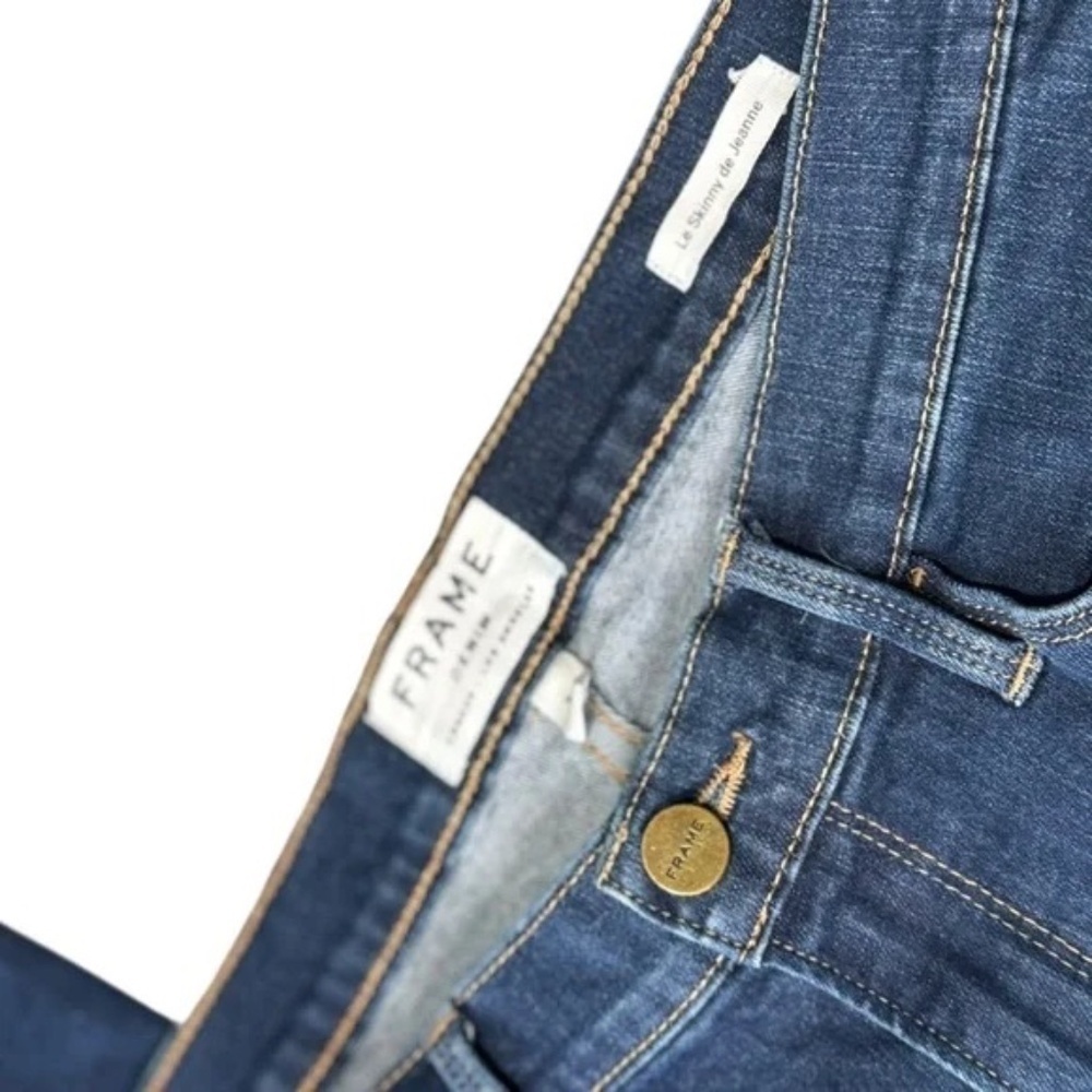 FRAME Le Skinny De Jeanne Size 31 - Picture 4 of 6